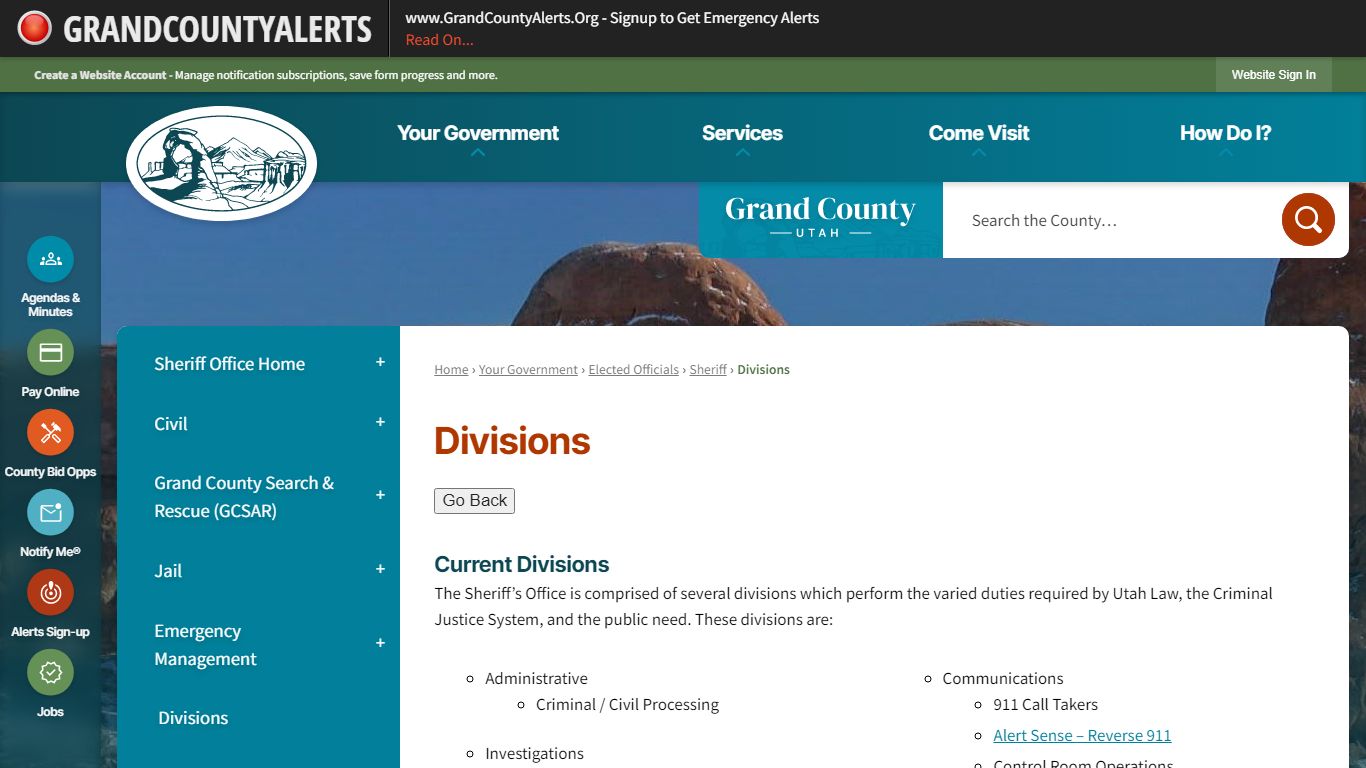 Divisions | Grand County, UT - Official Website