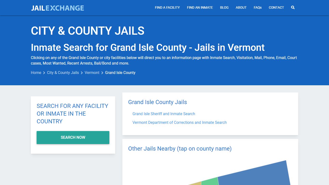 Inmate Search for Grand Isle County | Jails in Vermont - Jail Exchange
