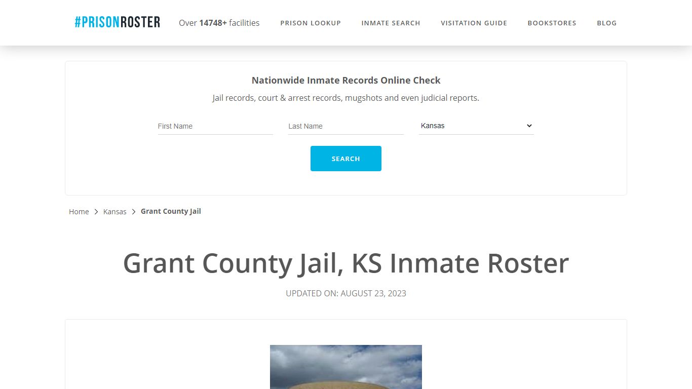 Grant County Jail, KS Inmate Roster - Prisonroster