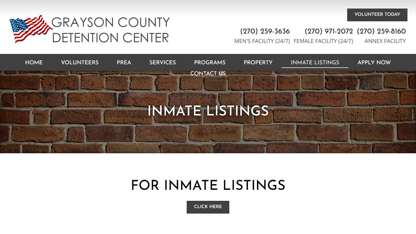 Inmate Listings | Kentucky - Grayson County Detention Center