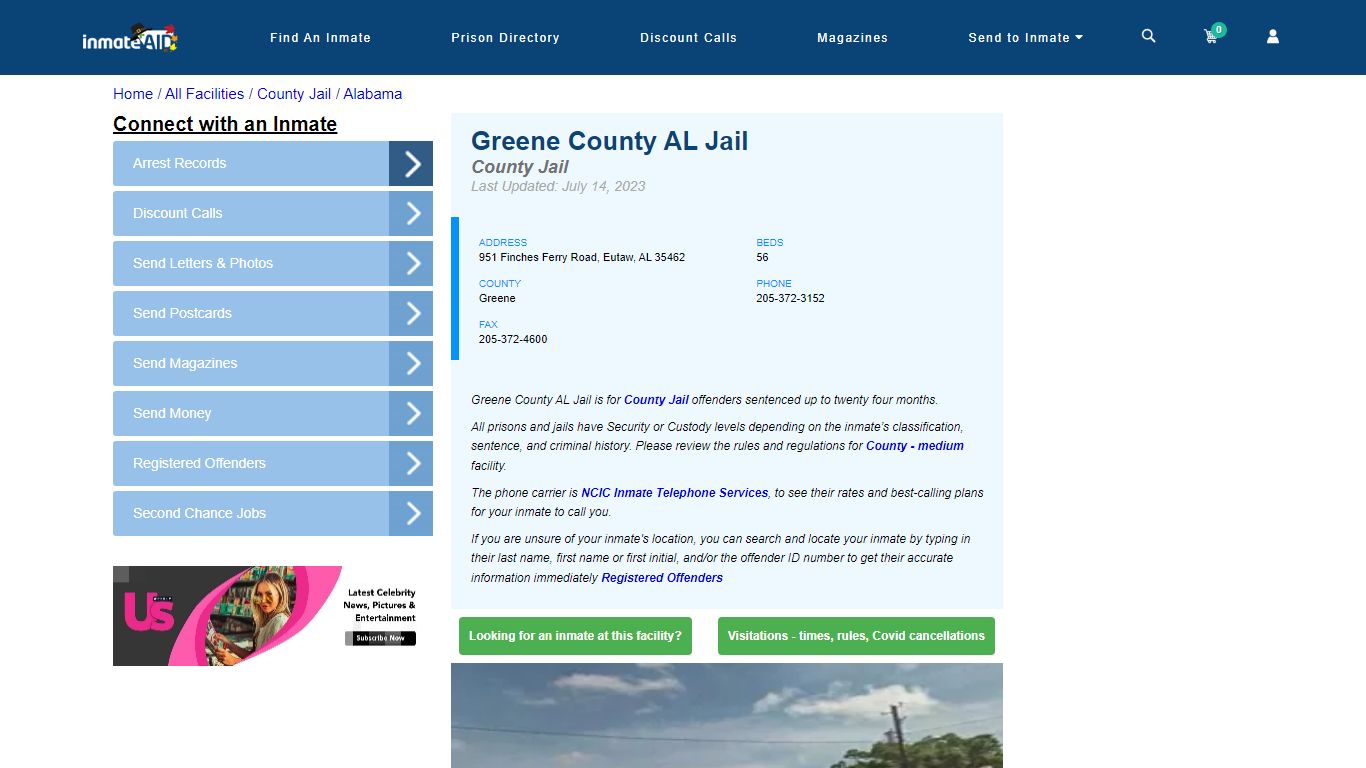 Greene County AL Jail - Inmate Locator - Eutaw, AL