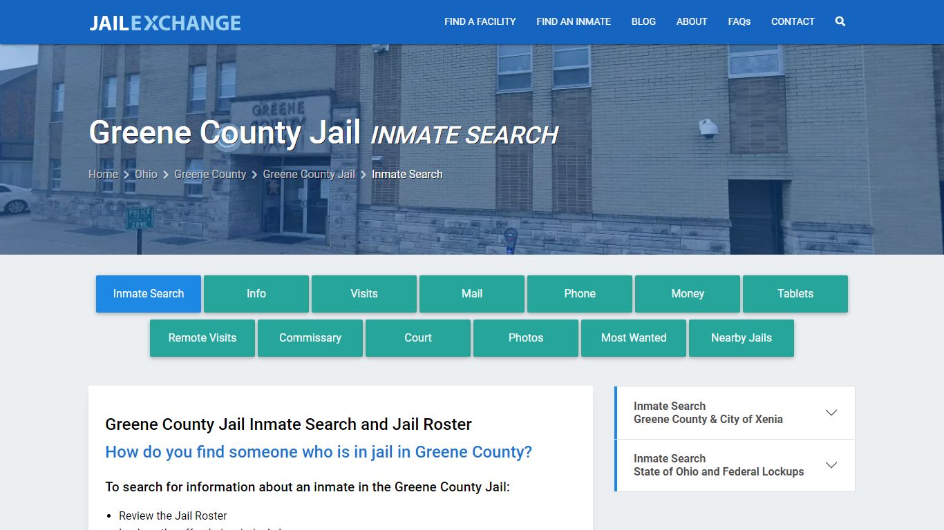 Inmate Search: Roster & Mugshots - Greene County Jail, OH