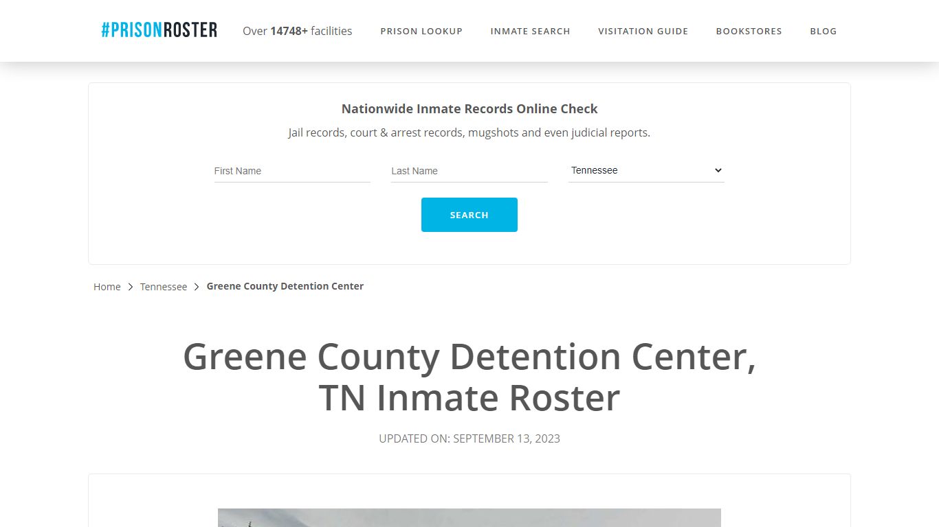 Greene County Detention Center, TN Inmate Roster - Prisonroster