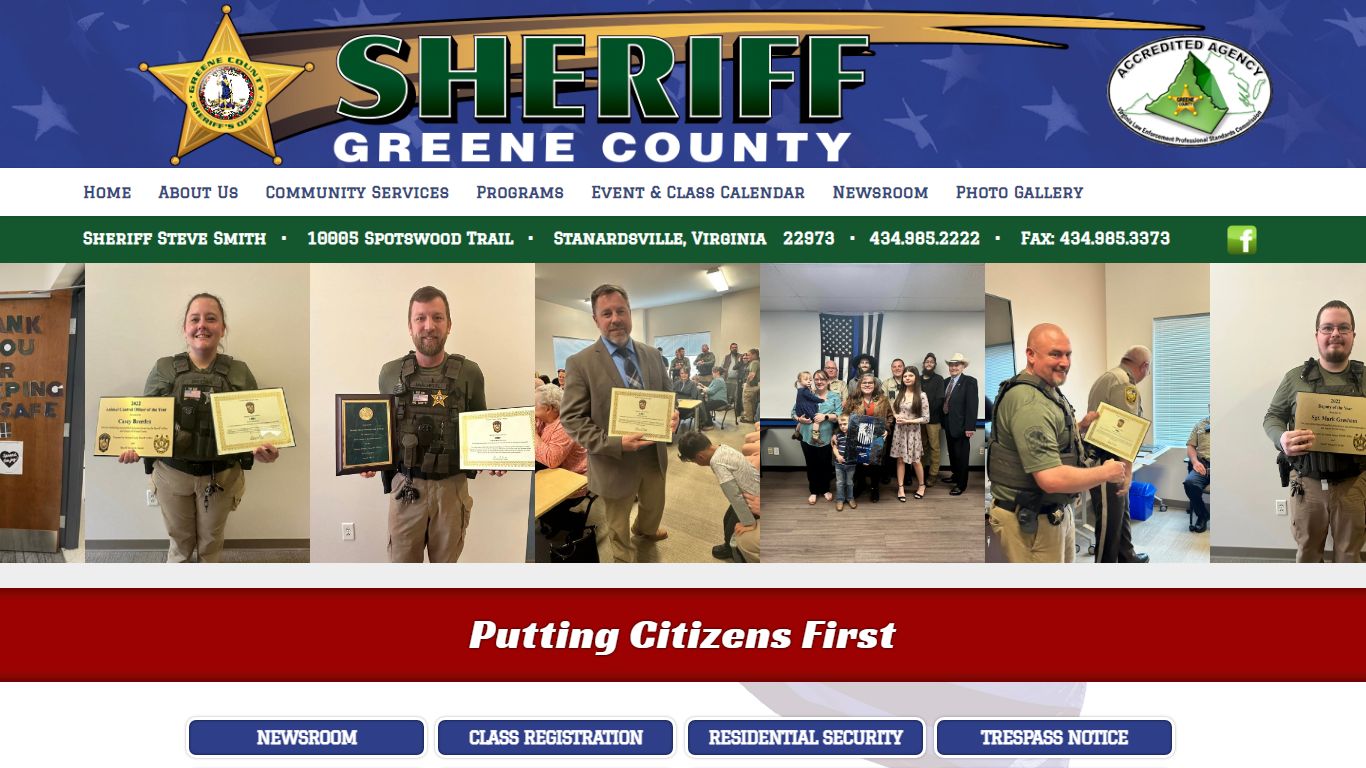 Greene County Sheriff's Office | Putting Citizens First