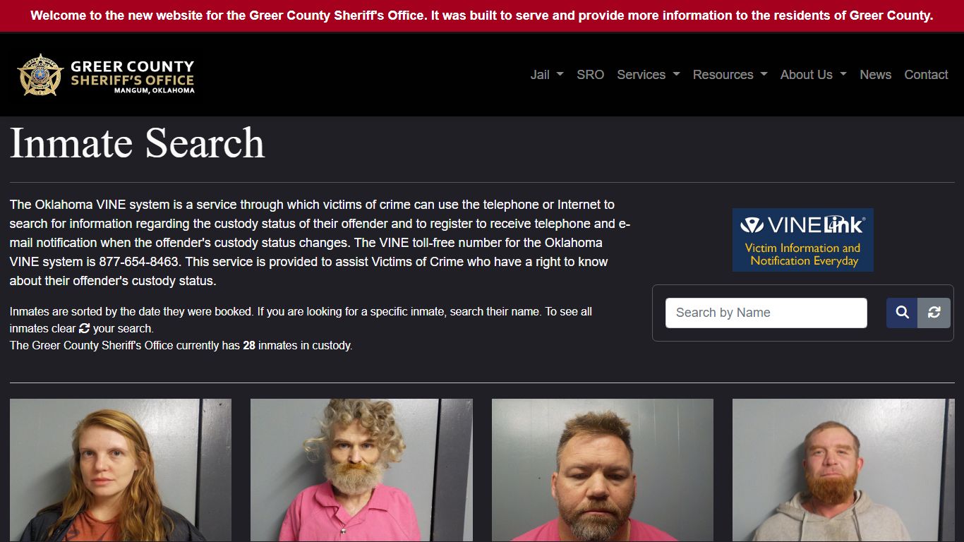 Inmate Search - Greer County Sheriff's Office