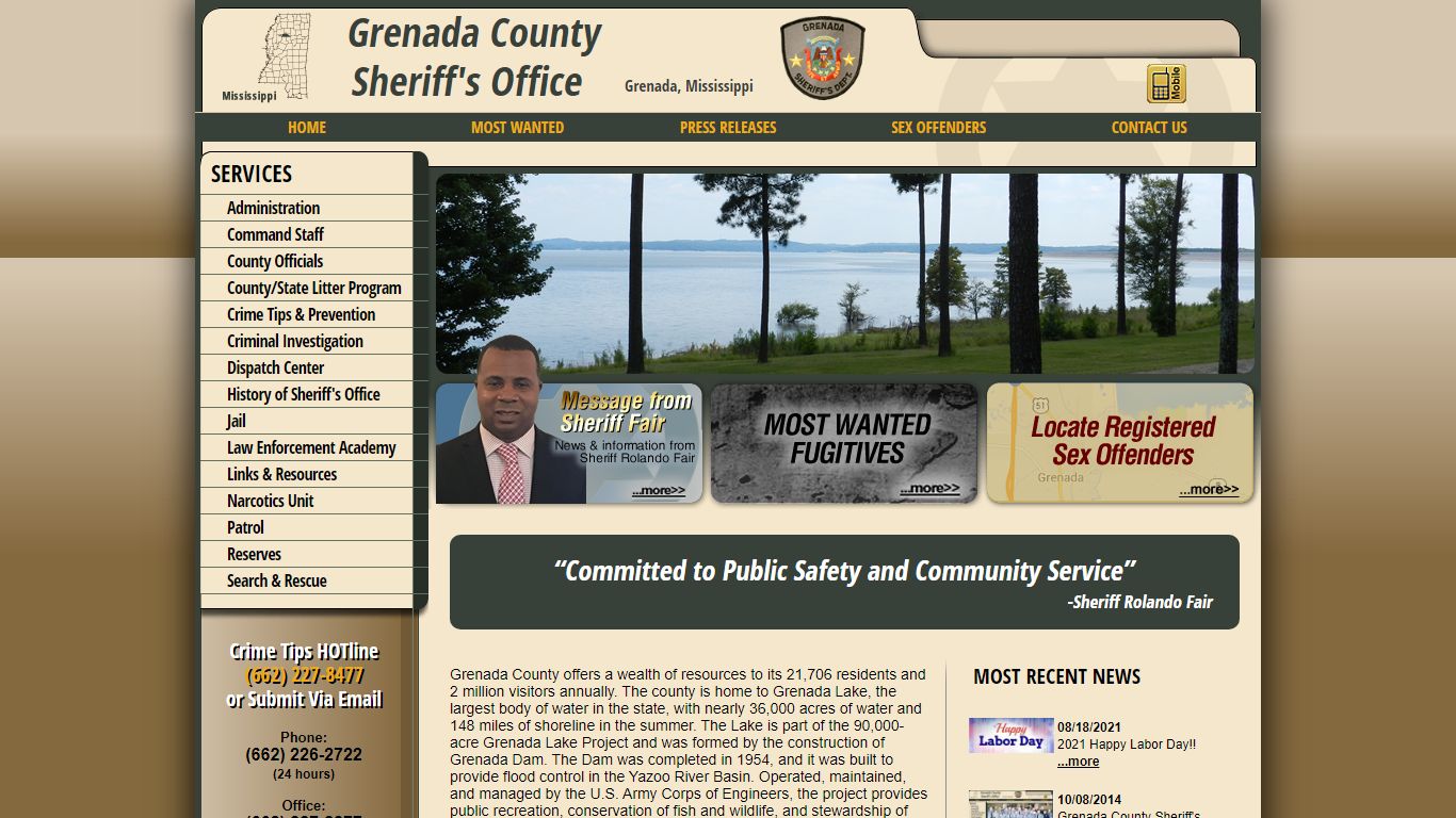 Grenada County Mississippi Sheriff's Office