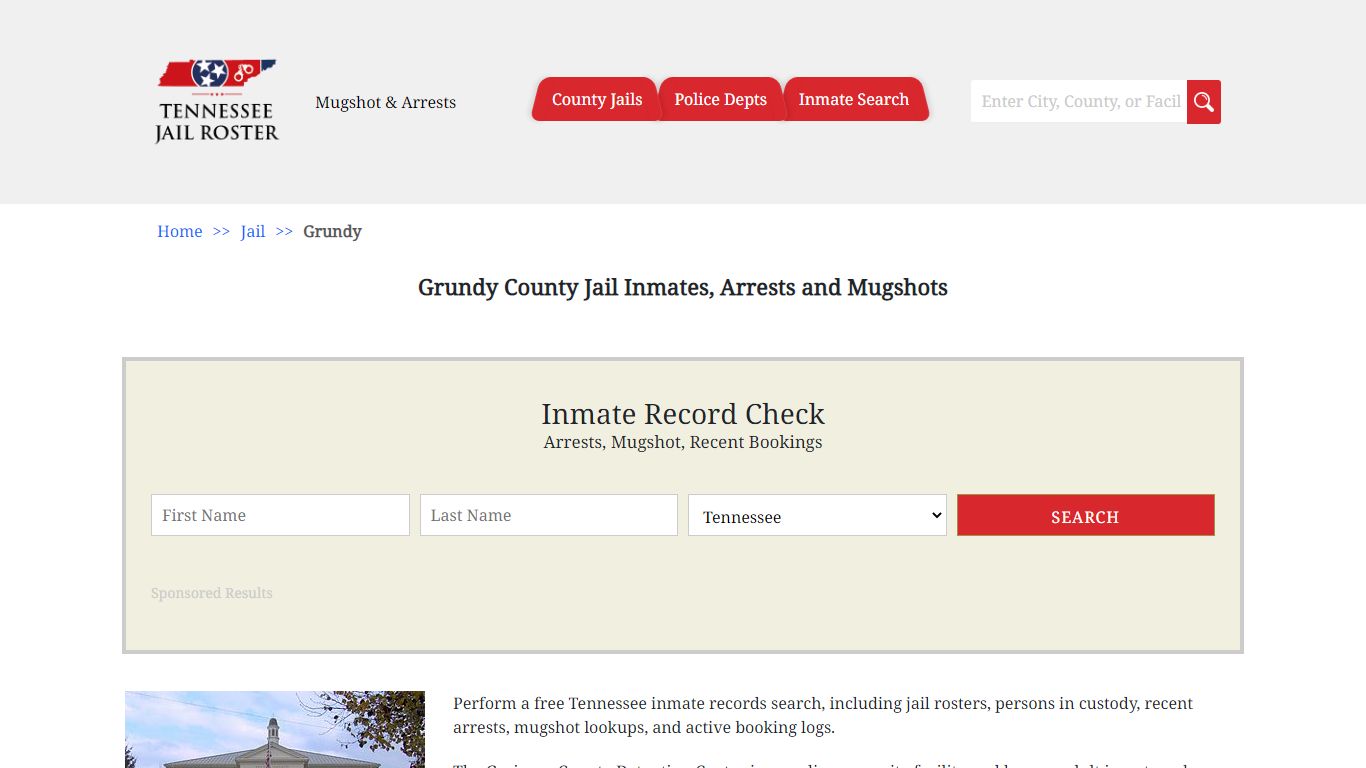 Grundy County Jail Inmates, Arrests and Mugshots - Jail Roster Search