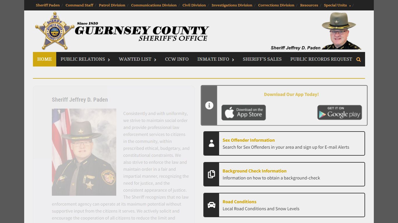 Guernsey County Sheriff’s Office – The Official Site of the Guernsey ...