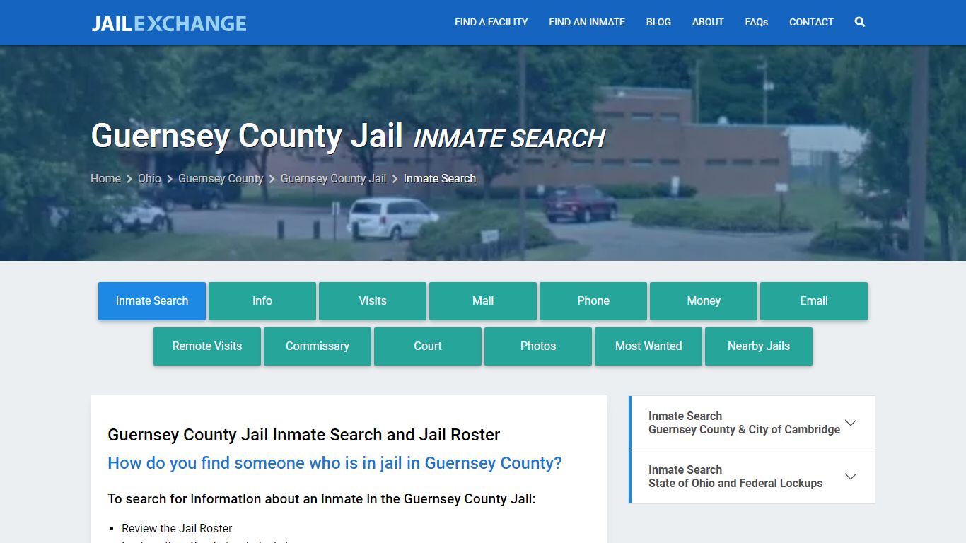 Guernsey County Jail Inmate Search - Jail Exchange