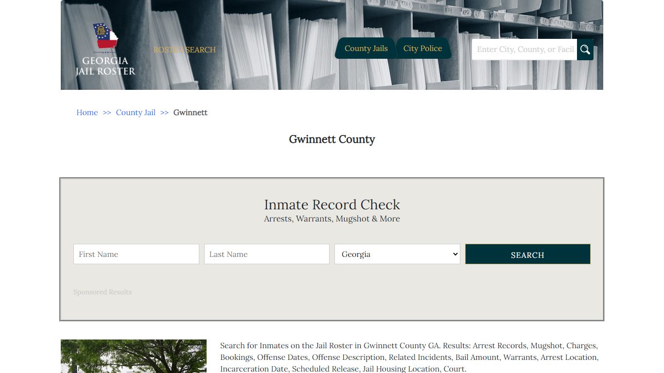 Gwinnett County | Georgia Jail Inmate Search