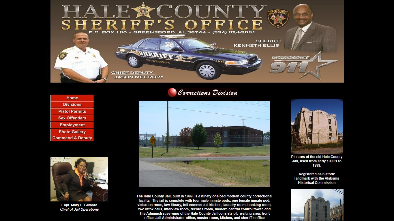 Corrections - Welcome To The Hale County Sheriff's Office