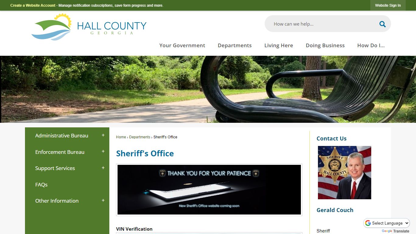 Sheriff's Office | Hall County, GA - Official Website