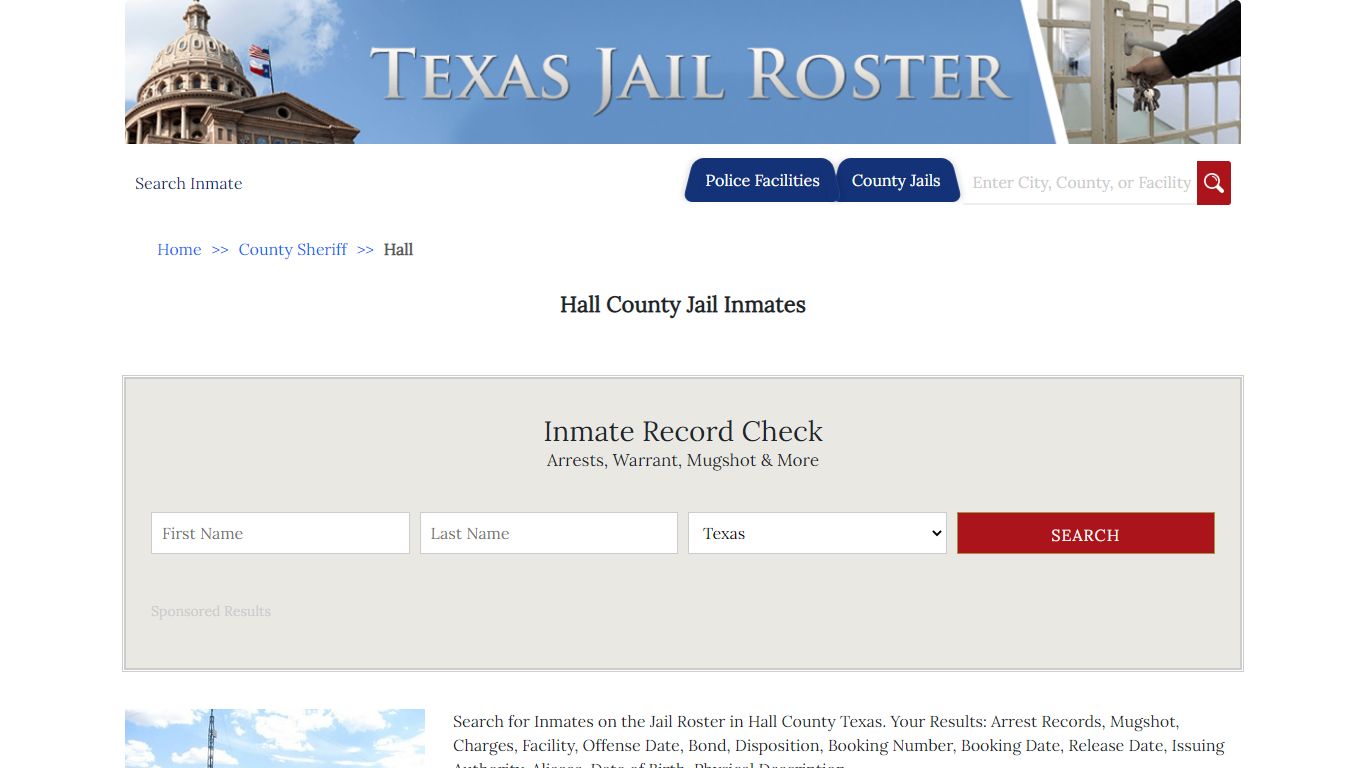 Hall County Jail Inmates | Jail Roster Search