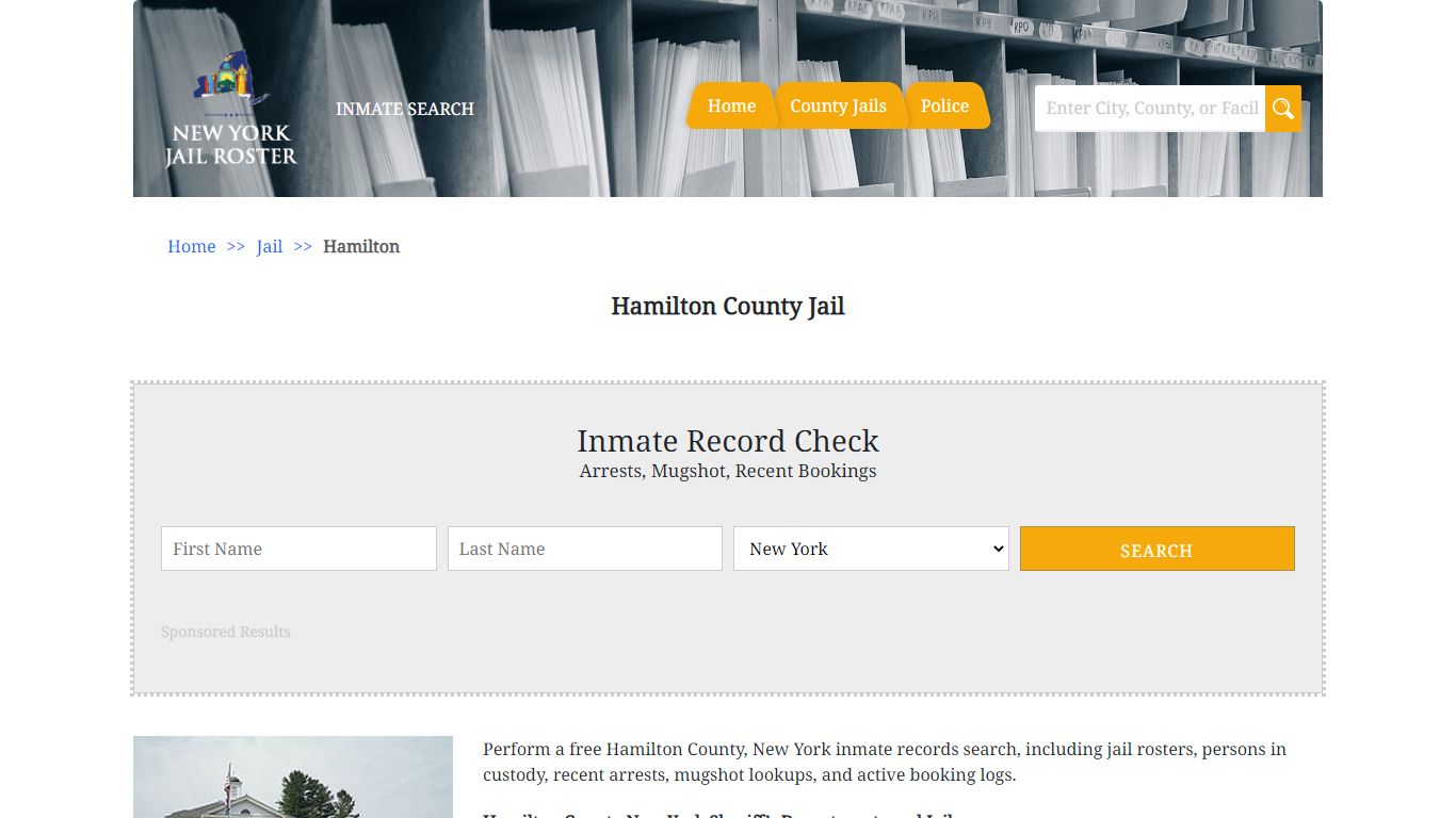 Hamilton County Jail | Jail Roster Search
