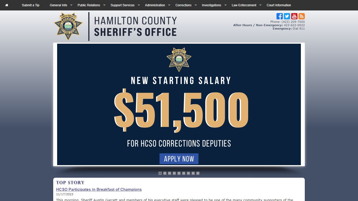 Hamilton County Sheriff’s Office-Tennessee