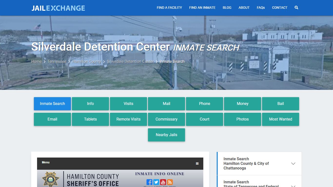 Silverdale Detention Center Inmate Search - Jail Exchange