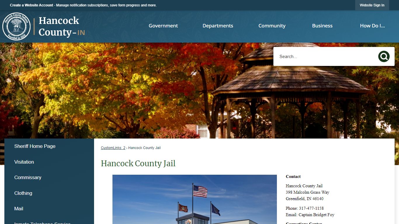 Hancock County Jail | Hancock County, IN