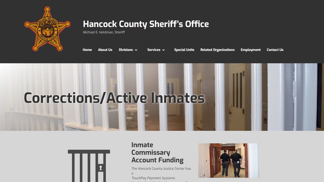Corrections - Hancock County