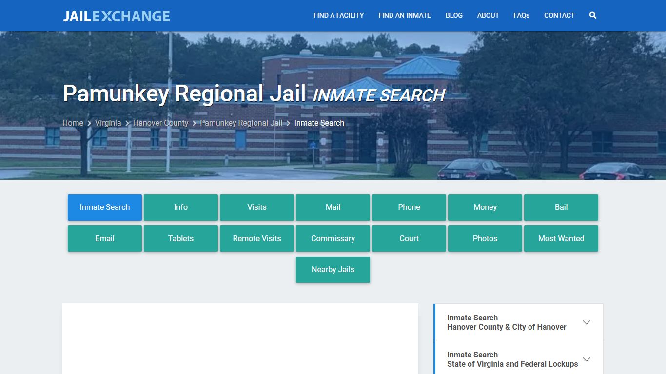 Inmate Search: Roster & Mugshots - Pamunkey Regional Jail, VA