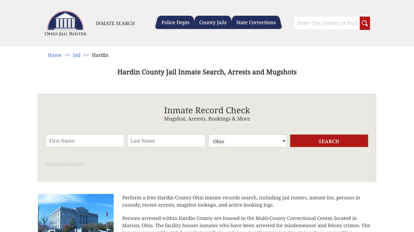 Hardin County Jail Inmate Search, Arrests and Mugshots