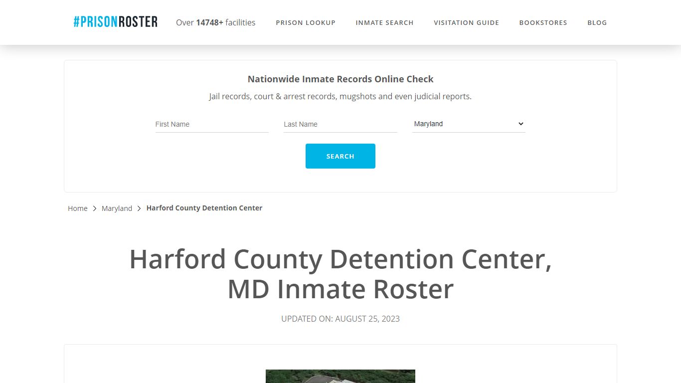 Harford County Detention Center, MD Inmate Roster - Prisonroster