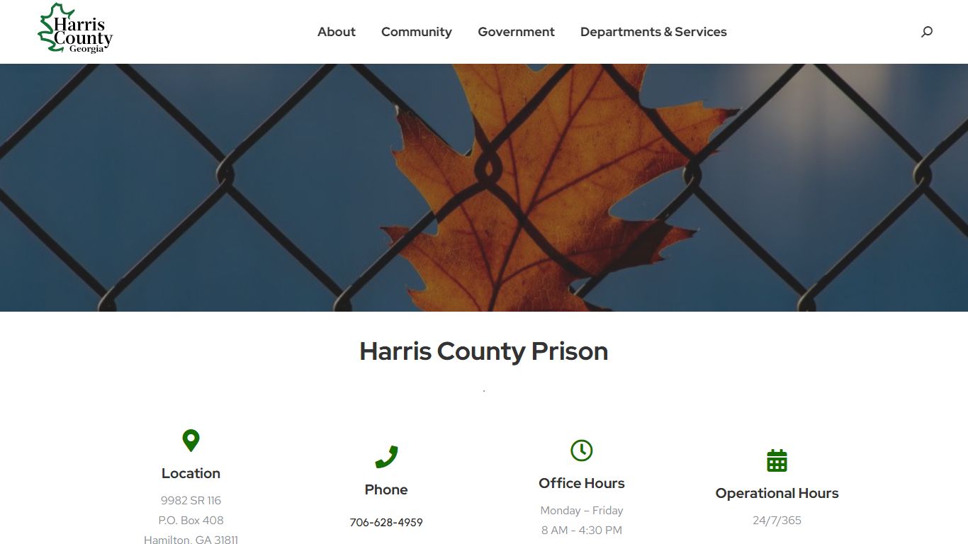 County Prison - Harris County, Georgia
