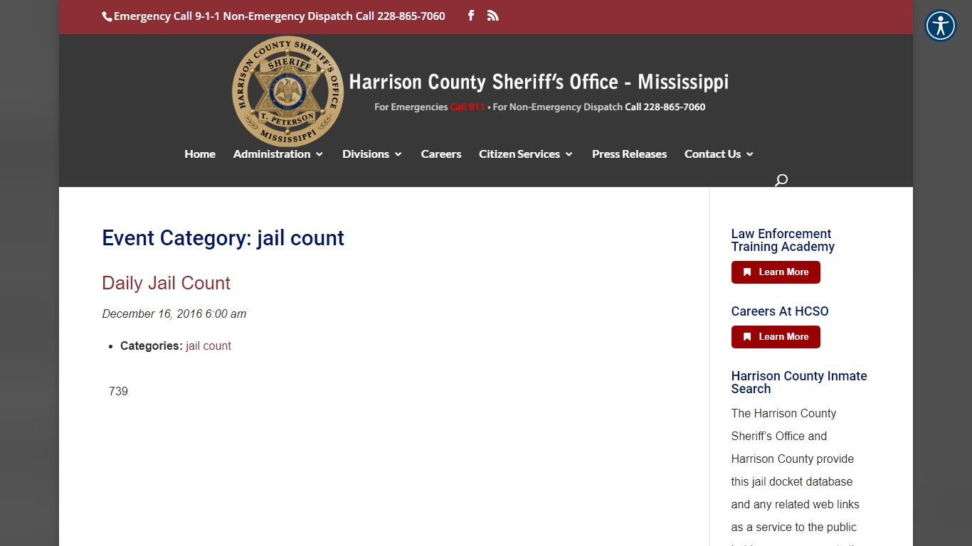 Harrison County Sheriff's Office – Mississippi