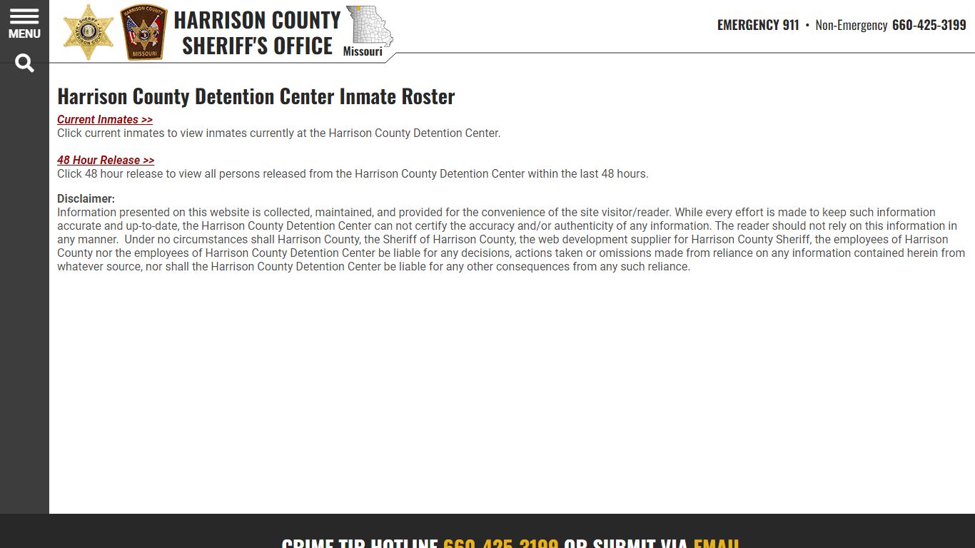 Roster Choose - Harrison County MO Sheriff