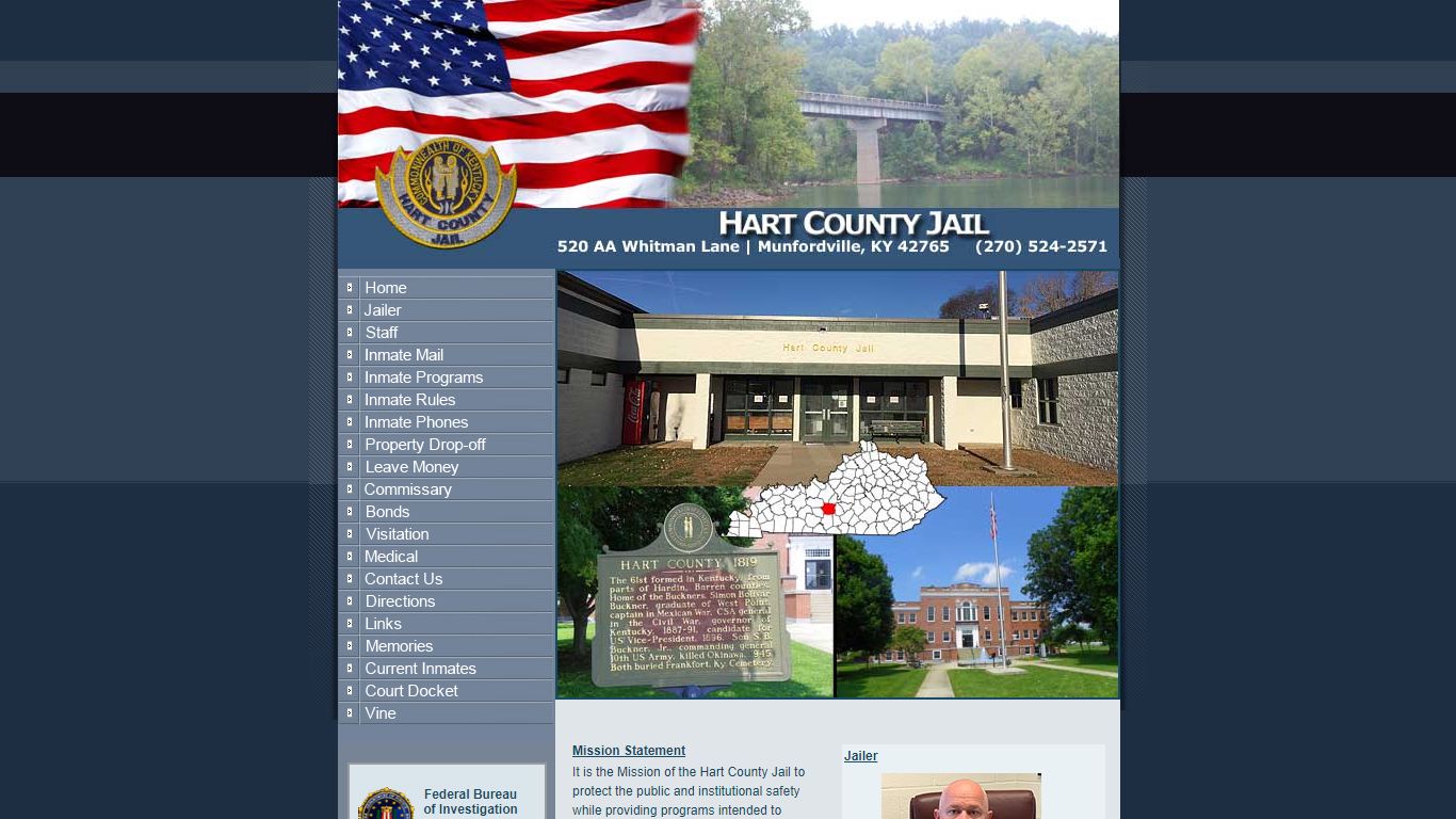 Welcome to the Hart County Jail Website