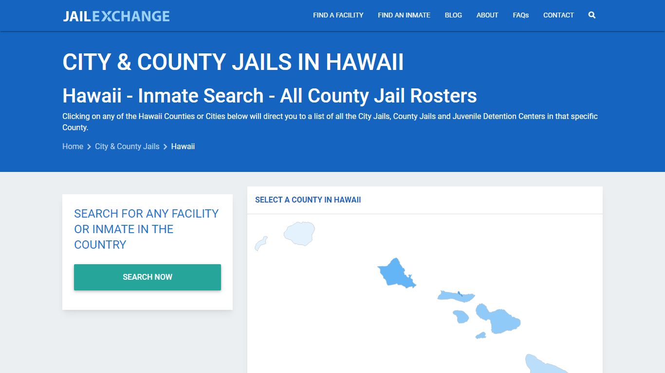 Inmate Search - Hawaii County Jails | Jail Exchange