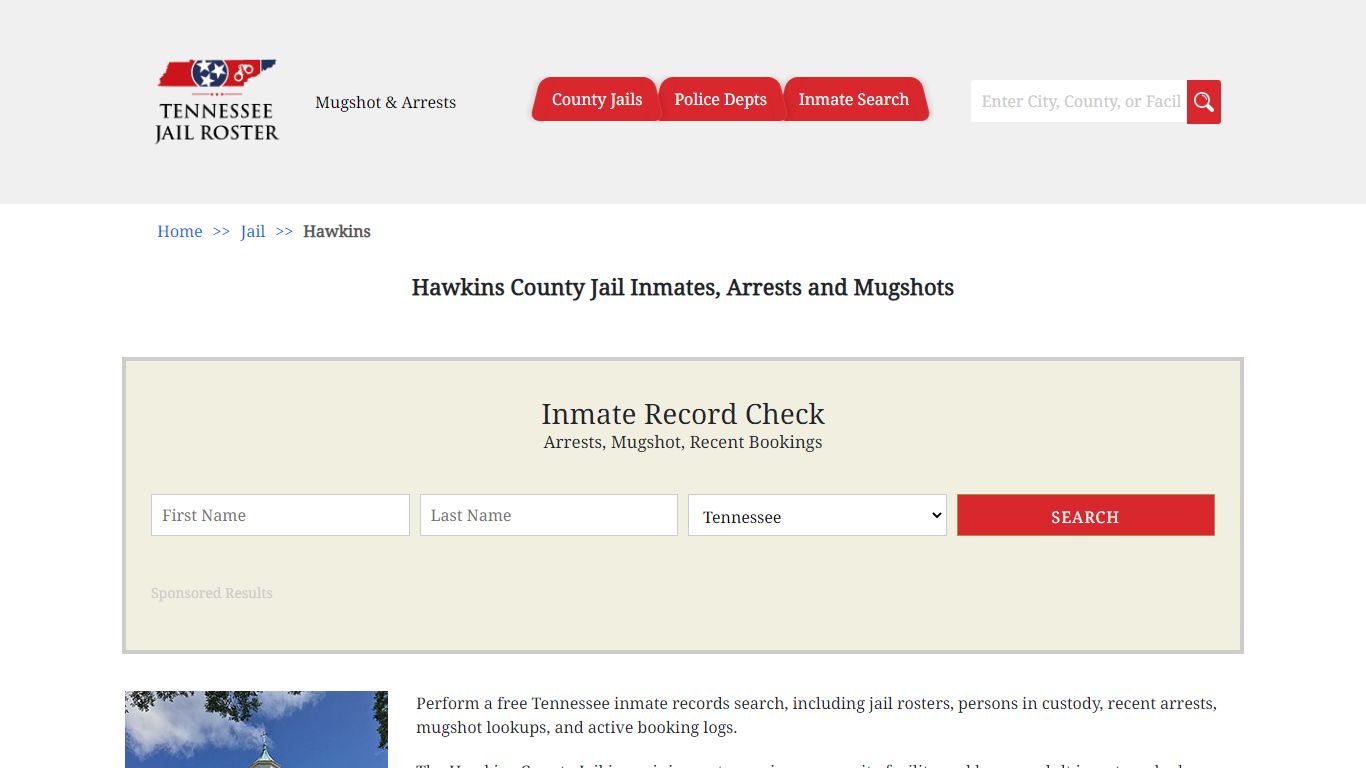 Hawkins County Jail Inmates, Arrests and Mugshots