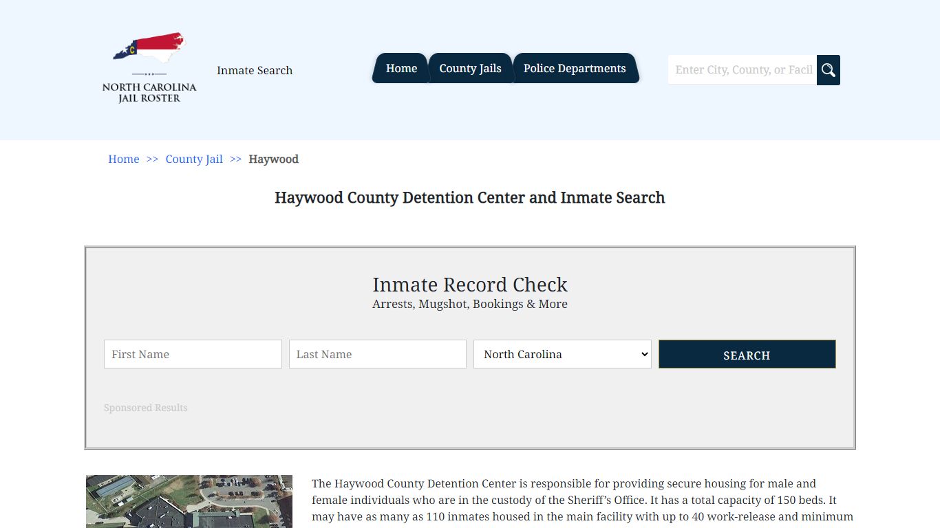 Haywood County Detention Center and Inmate Search | North Carolina Jail ...