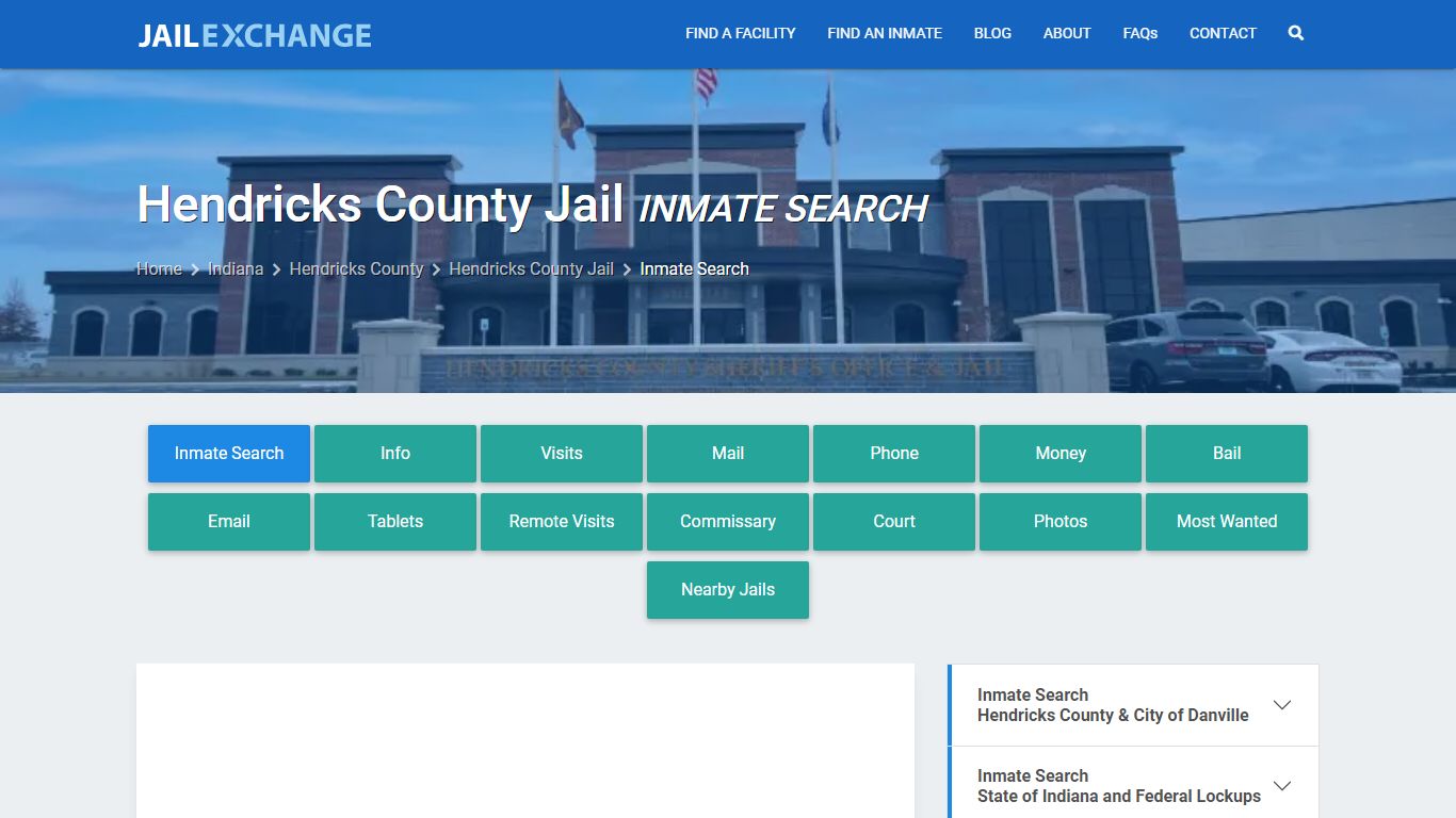 Inmate Search: Roster & Mugshots - Hendricks County Jail, IN