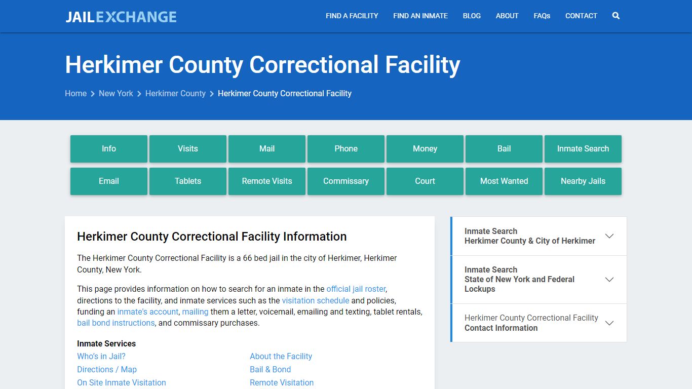 Herkimer County Correctional Facility - Jail Exchange