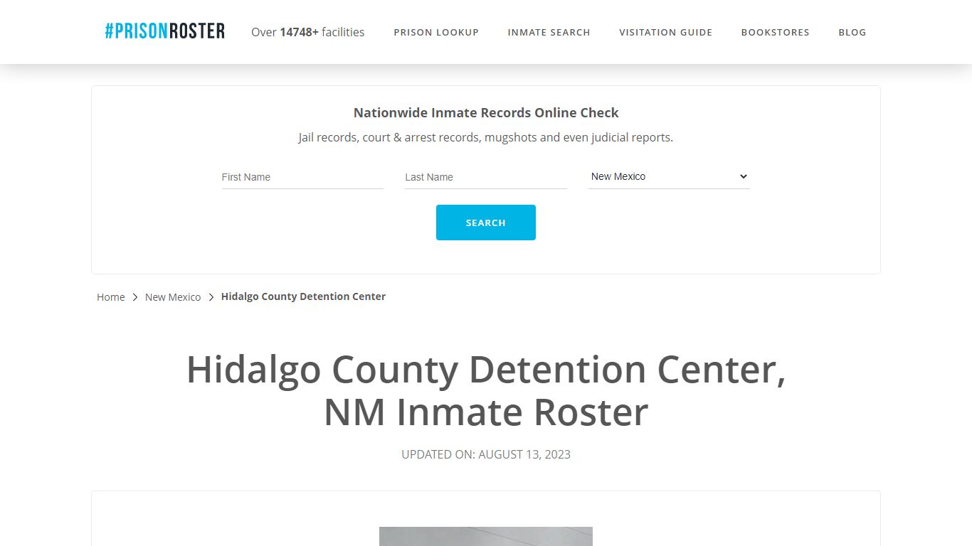 Hidalgo County Detention Center, NM Inmate Roster - Prisonroster