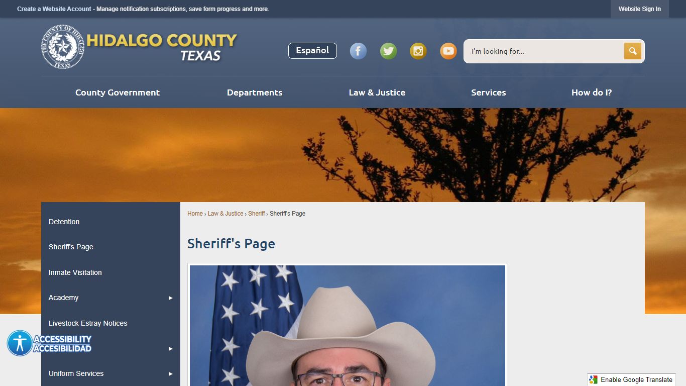 Sheriff's Page | Hidalgo County, TX - Official Website