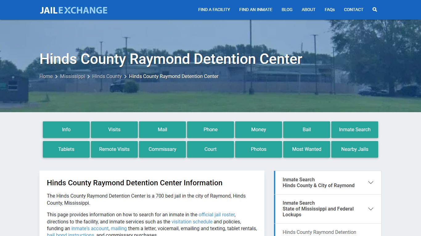 Hinds County Raymond Detention Center - Jail Exchange