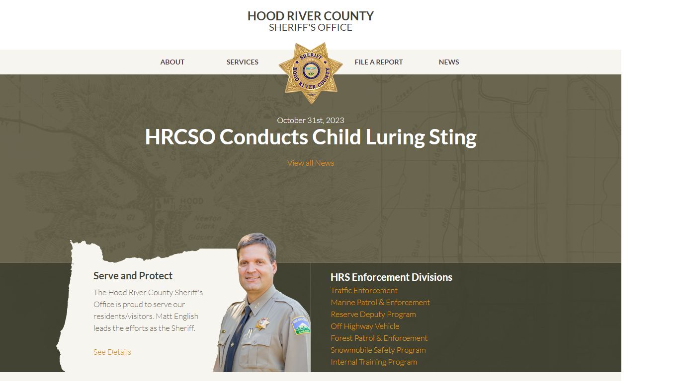 Home | Hood River County Sheriff