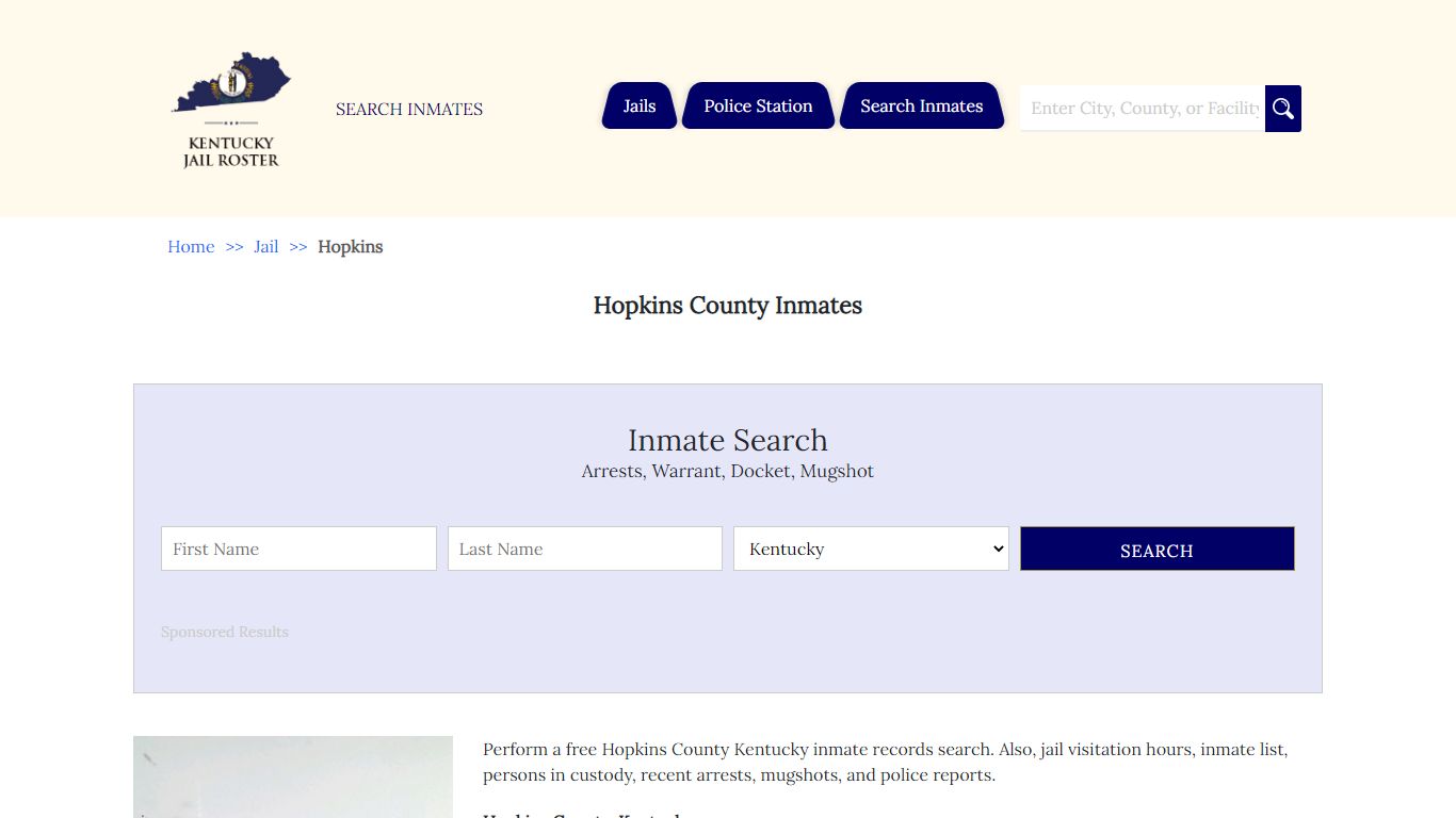 Hopkins County Inmates | Jail Roster Search