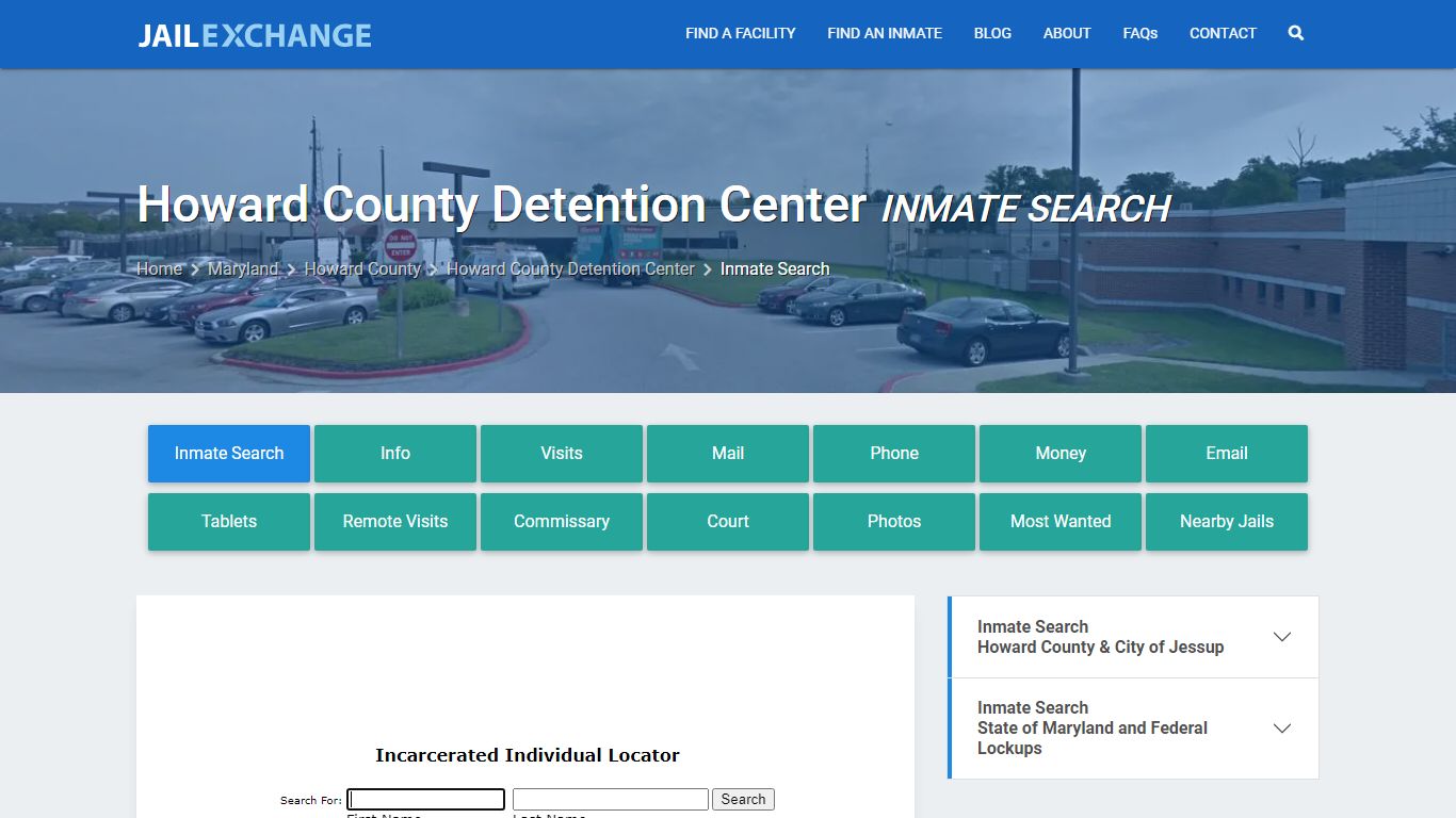 Howard County Detention Center Inmate Search - Jail Exchange