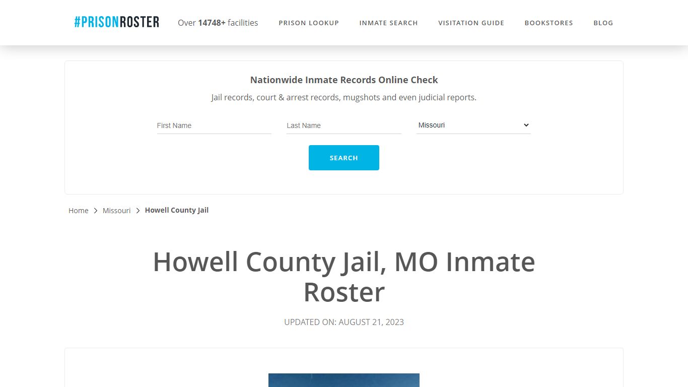 Howell County Jail, MO Inmate Roster - Prisonroster