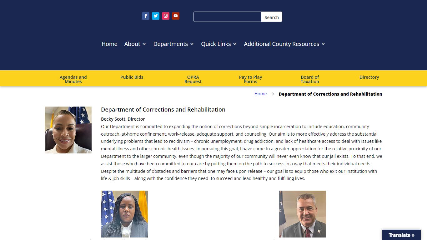 Department of Corrections and Rehabilitation - Hudson County