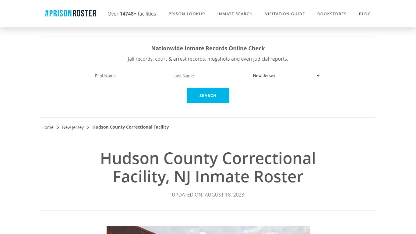 Hudson County Correctional Facility, NJ Inmate Roster - Prisonroster