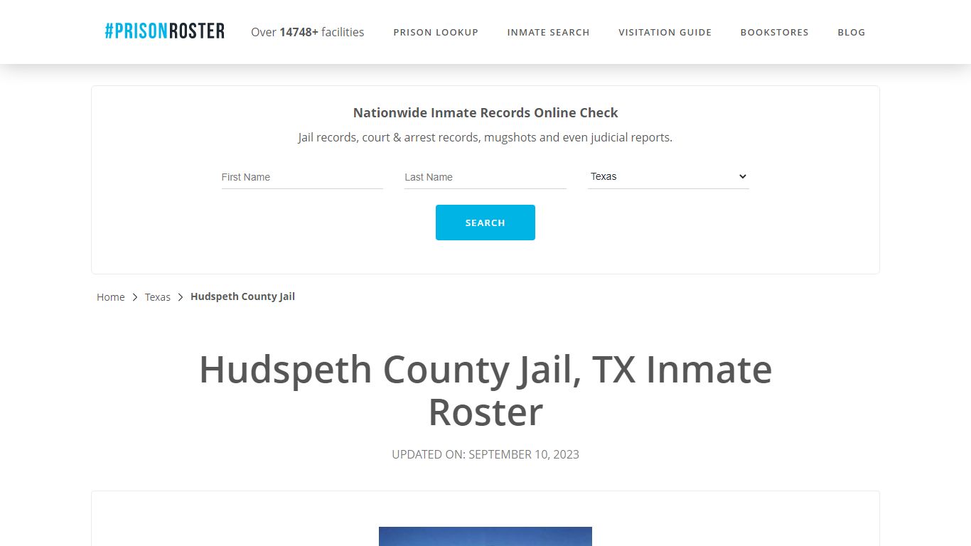 Hudspeth County Jail, TX Inmate Roster - Prisonroster