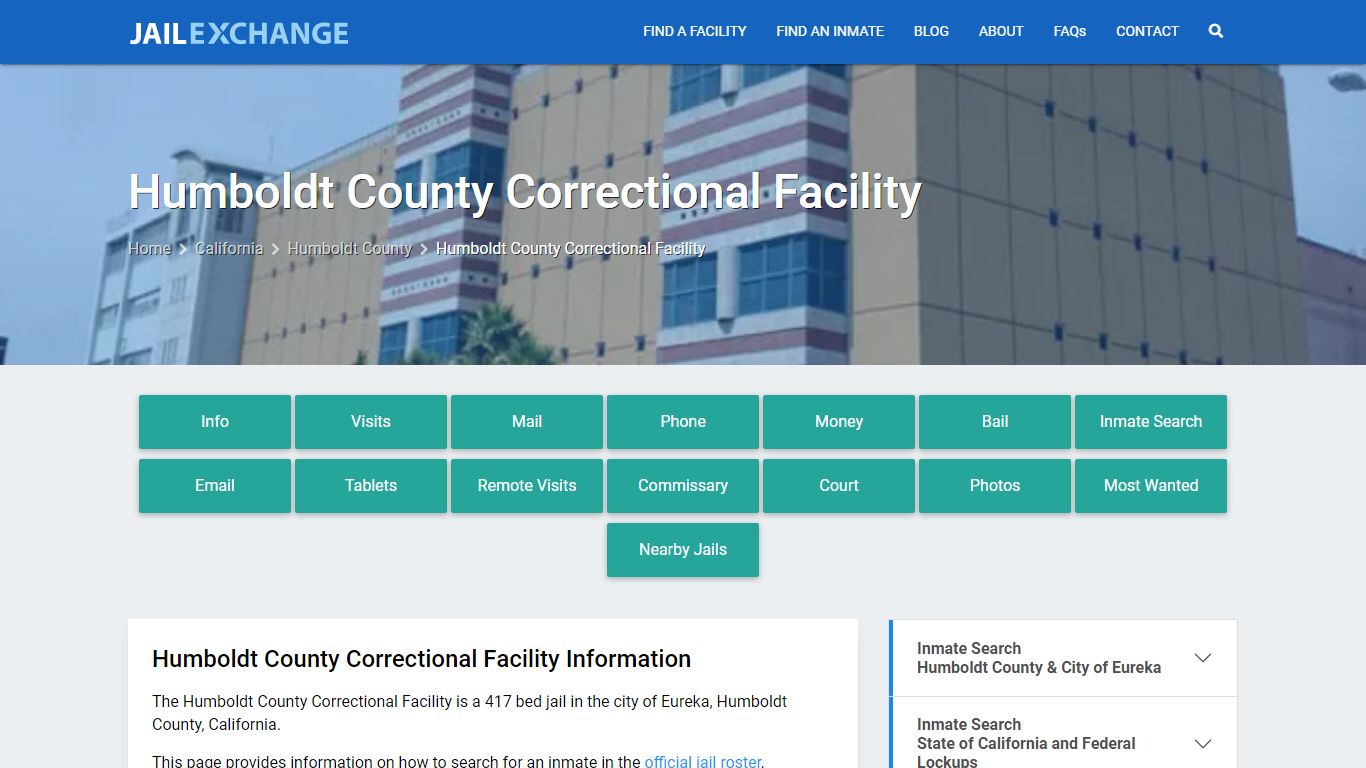 Humboldt County Correctional Facility - Jail Exchange
