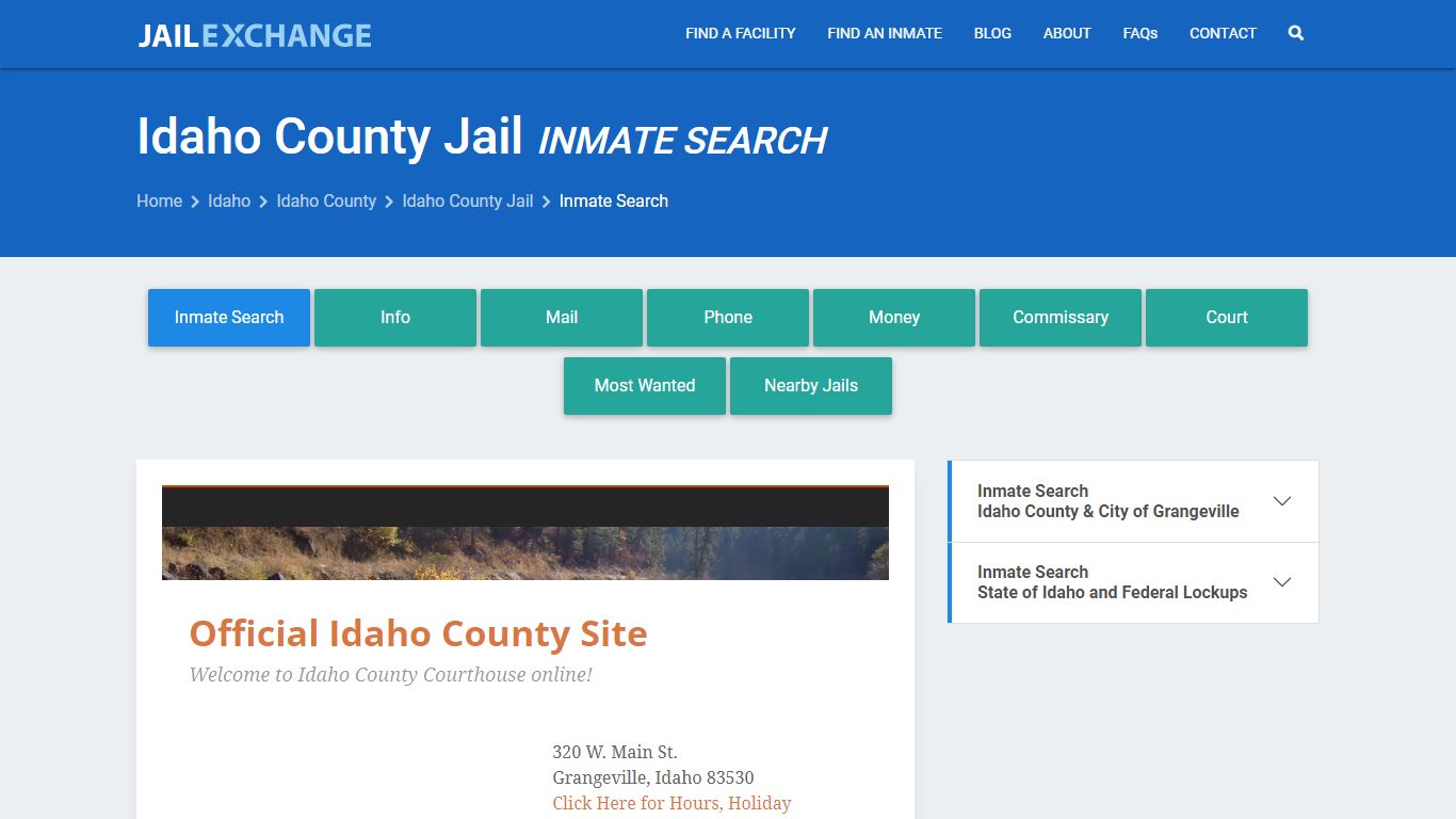 Inmate Search: Roster & Mugshots - Idaho County Jail, ID