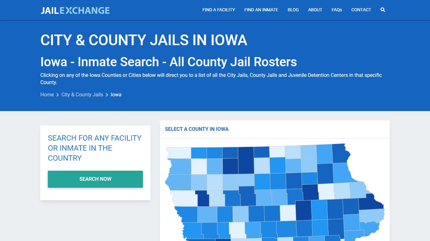 Inmate Search - Iowa County Jails | Jail Exchange