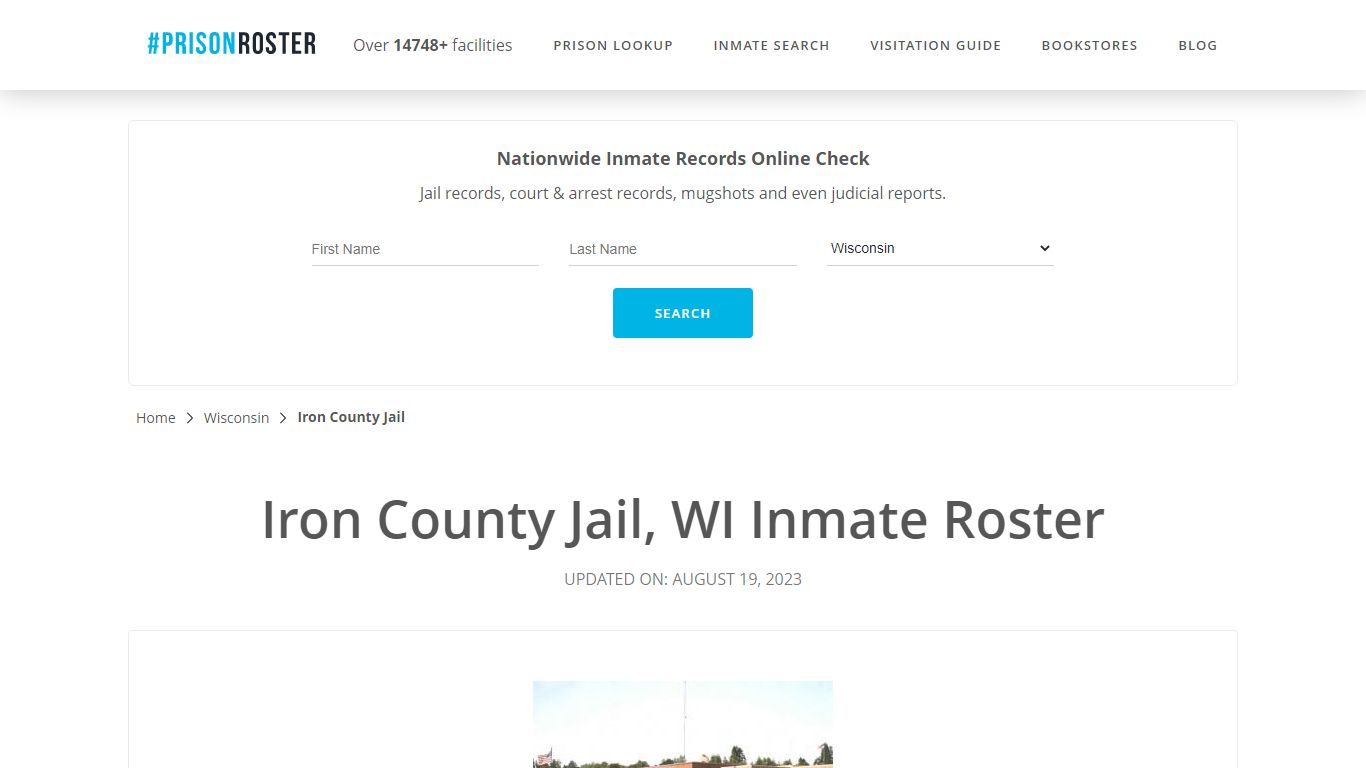 Iron County Jail, WI Inmate Roster - Prisonroster