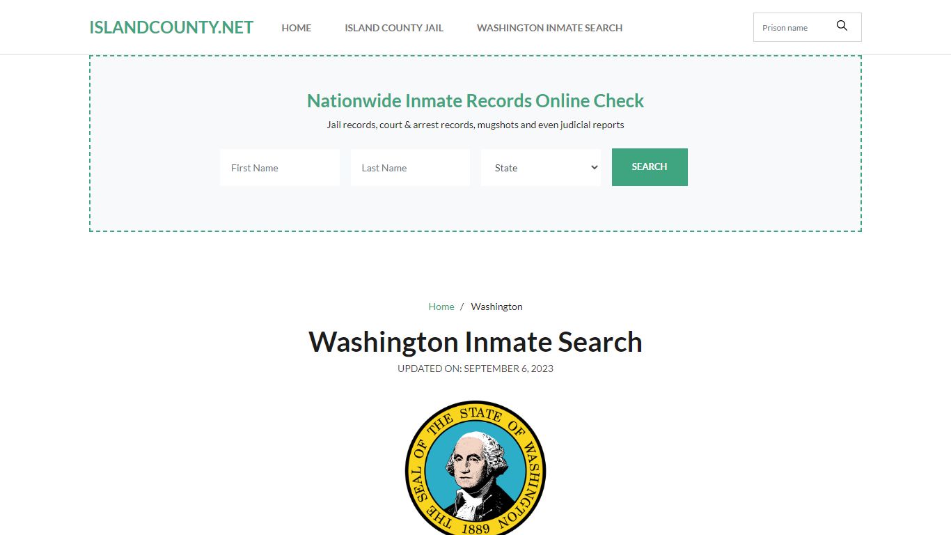 Washington Inmate Search – Washington DOC Offender Lookup - Island County
