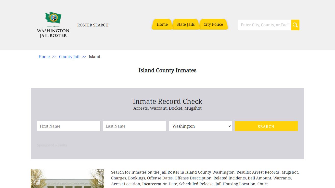 Island County Inmates | Jail Roster Search